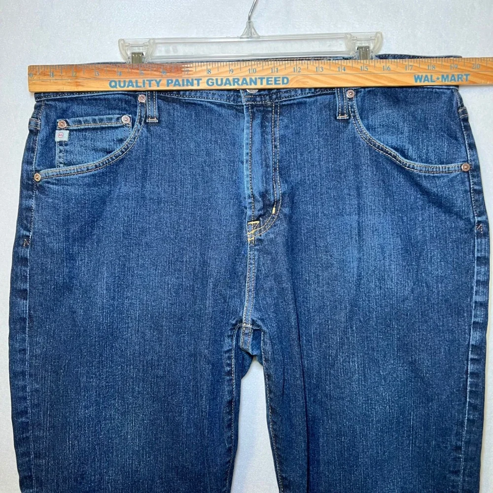 AG Adriano Goldschmied B-Type III Easy Dark Wash Straight Leg Jeans Men 38x35
